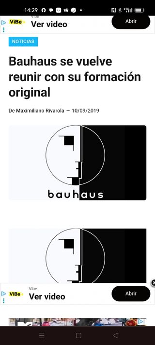 Reloj Bauhaus 