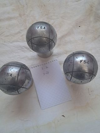 3 Bolas Petanca Obüt modelo Obut