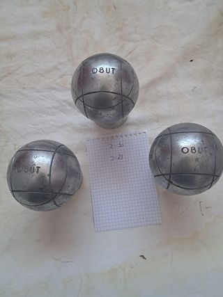 3 Bolas Petanca Obüt modelo Obut
