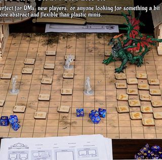Tokens RPG madera Buosha - 110 piezas
