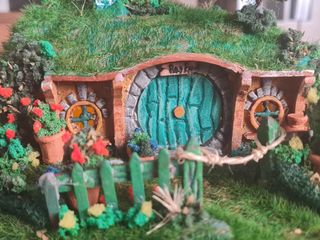 Casa Hobbit Bag End: Diorama