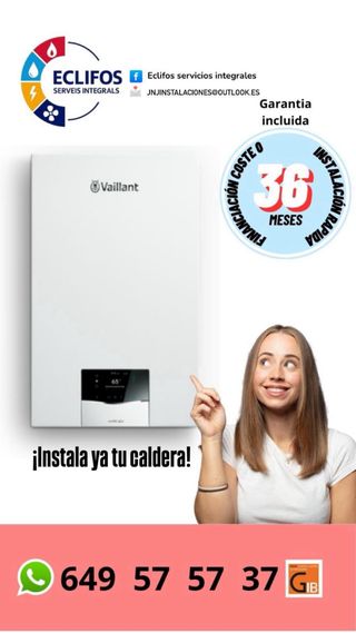 Instalación calderas , termos , calentadores etc.