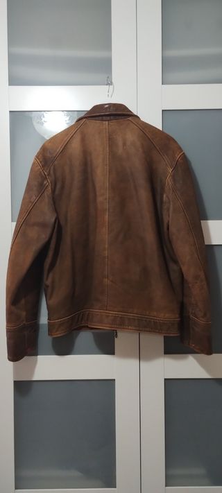 Chaqueta piel vintage Easy Wear talla 52.