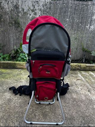 Mochila porteo bebé Salewa roja