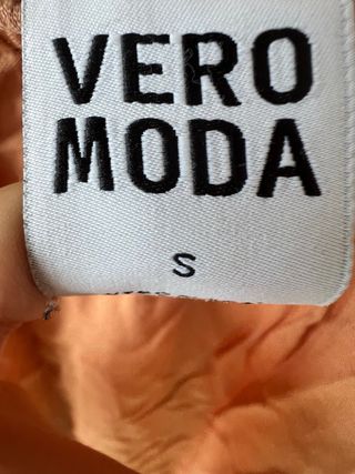 Falda midi marrón-naranja