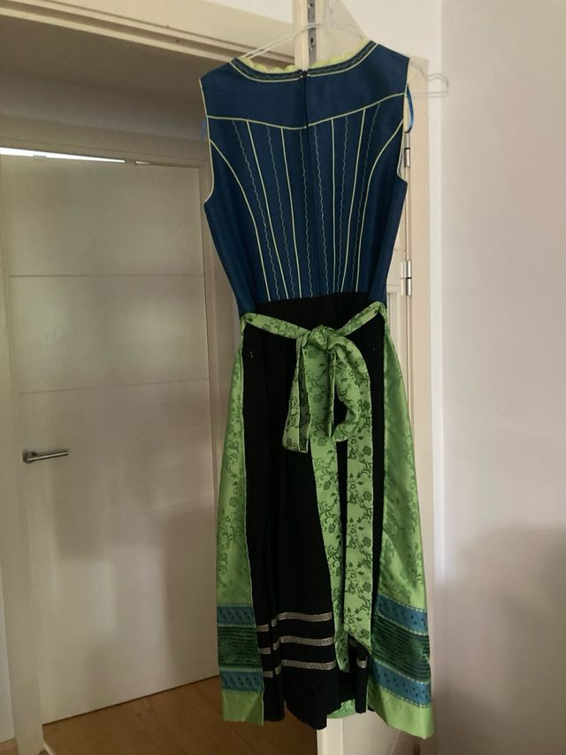 Tracht Dirndl - Verde & Azul