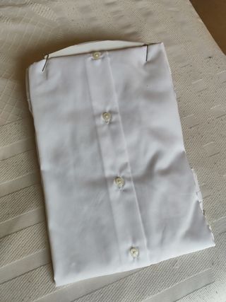 Camisa El Corte Inglés - Blanca - Talla 40. 