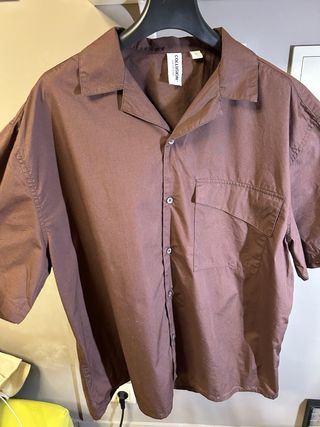 Camisa marrón Collusion - Talla M