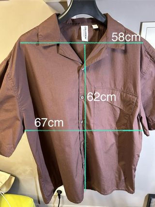 Camisa marrón Collusion - Talla M