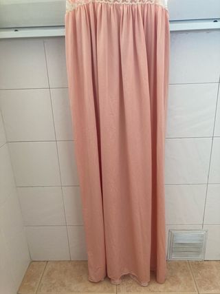 Camisón rosa vintage