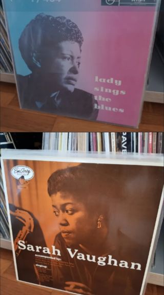 2 LPs Jazz: Sarah Vaughan & Lady Sings the Blues