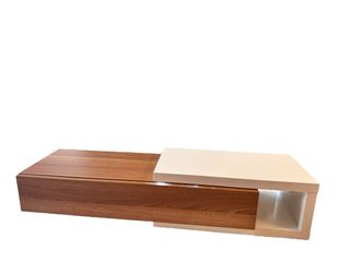 Recibidor madera blanco-marrón