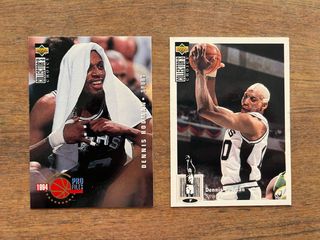 2 Cromos Dennis Rodman Upper Deck NBA