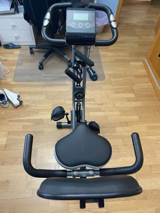 Bicicleta estática plegable