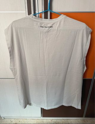 Camiseta AGONGYM beige sin mangas