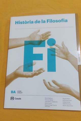 Història de la Filosofia 2 BA ISBN 9788421874776