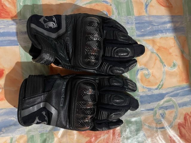 Guantes moto Bela negros talla M