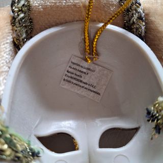 2 Máscaras Venecianas: Porcelana, pequeña
