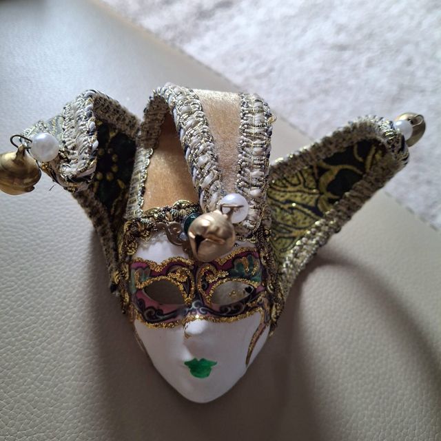 2 Máscaras Venecianas: Porcelana, pequeña