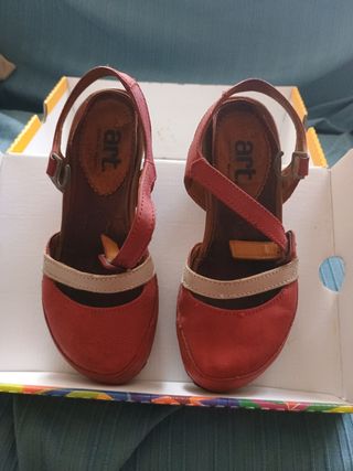 Sandalias Art rojas - talla 36