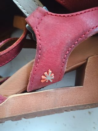 Sandalias Art rojas - talla 36