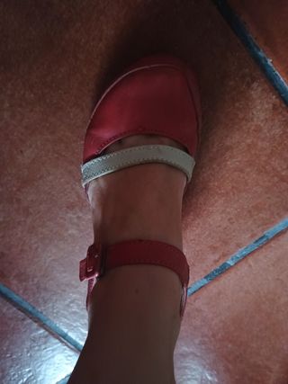 Sandalias Art rojas - talla 36