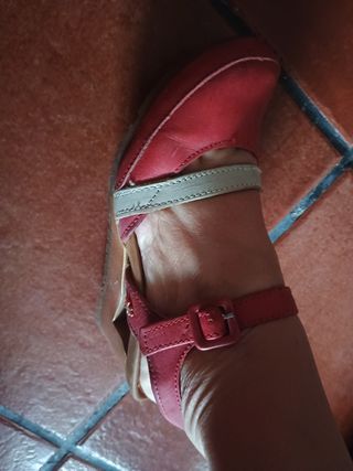Sandalias Art rojas - talla 36