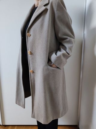 Cappotto Conbipel Beige Tg M