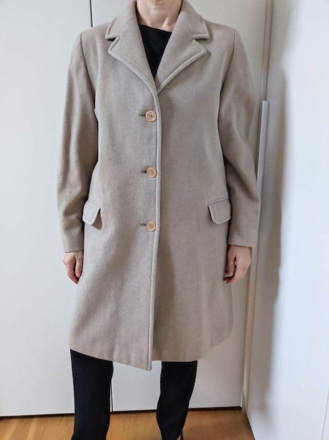 Cappotto Conbipel Beige Tg M