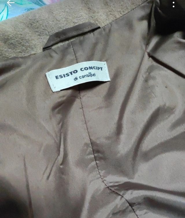 Cappotto Conbipel Beige Tg M