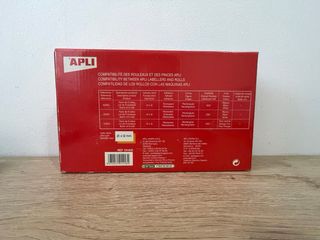 Etiquetadora manual roja apli.
