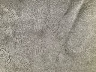 Foulard seta uomo nero|argento