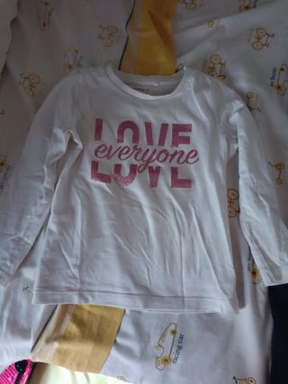 12 Camisetas Niña 4-5 años