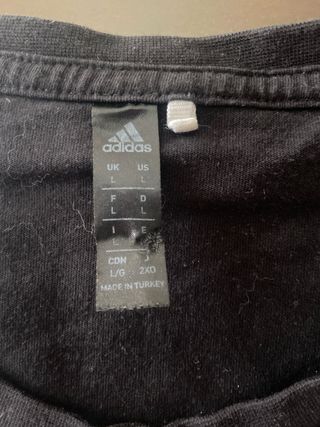 Camiseta Adidas Negra - Talla L