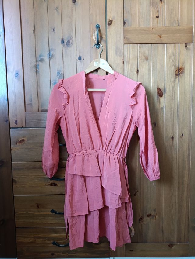 Vestido Zara rosa - Talla S