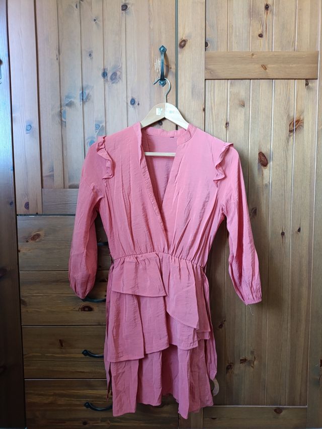 Vestido Zara rosa - Talla S