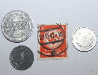 ALEMANIA , LOTE MONEDAS 1942 NAZI III REICH