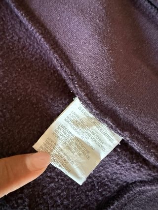 Felpa Converse viola con strisce