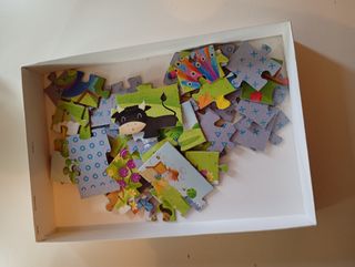 Pacl de tres puzzles infantiles 