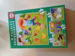 Pacl de tres puzzles infantiles 
