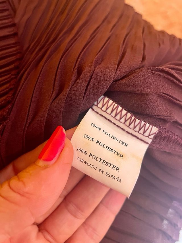 Blusa cruzada Fórmula Joven - color berenjena 