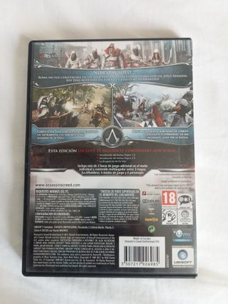 Assassins Creed La Hermandad PC Ubisoft