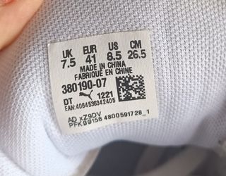 Zapatillas Puma blancas y grises 41