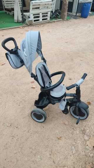 Triciclo Rito bebé gris