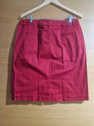 Falda roja tejana - Talla 44