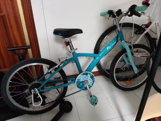 Bicicleta Infantil Btwin 20" turquesa