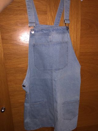 Peto vaquero azul - Falda