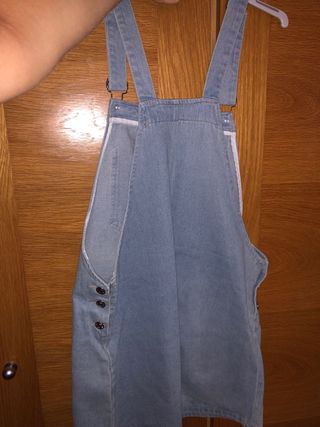 Peto vaquero azul - Falda