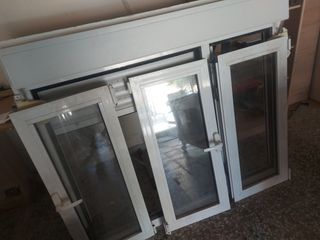 Ventana aluminio blanca 145x125cm