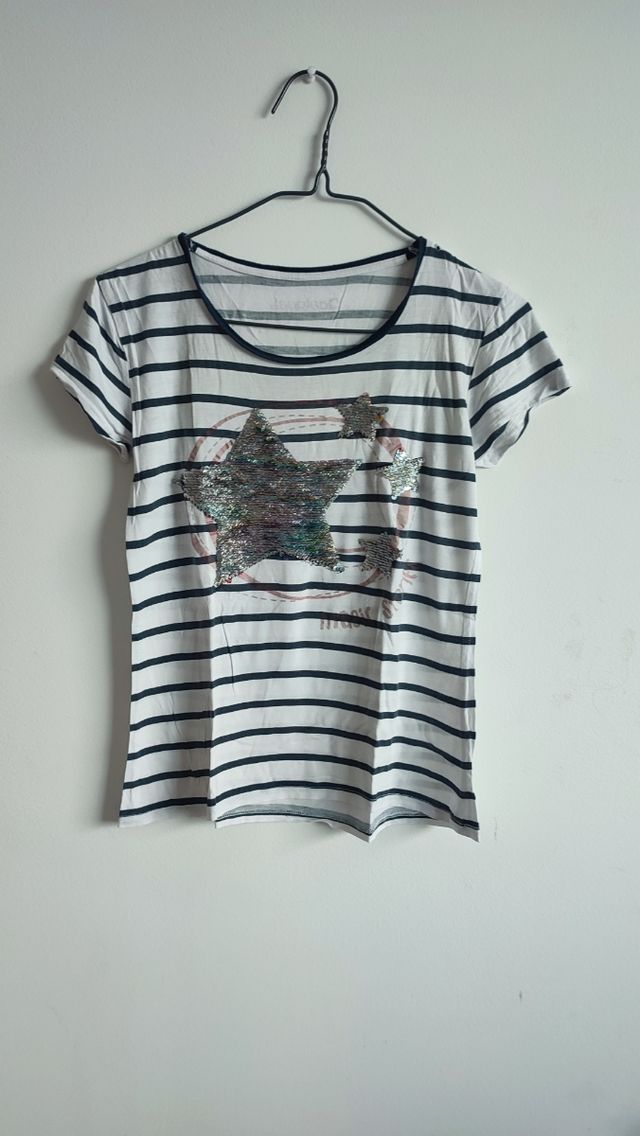 Camiseta rayas niña 7-8 años